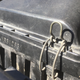 The second-generation Mitsubishi Montero’s air filter can be swapped in about 20 seconds thanks to these convenient clips.